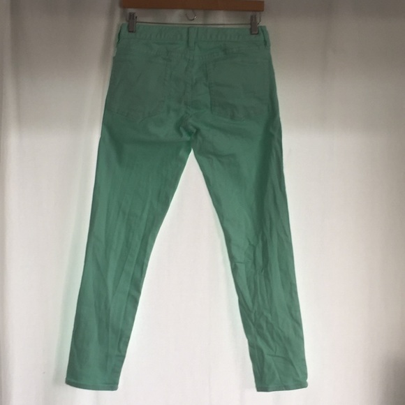 J Crew Mint Green Toothpick Jeans - Picture 3 of 4
